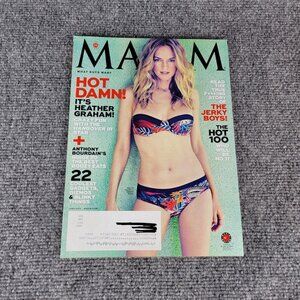 Maxim Magazine June 2013 #184 Heather‎ Graham Swimsuit Cover